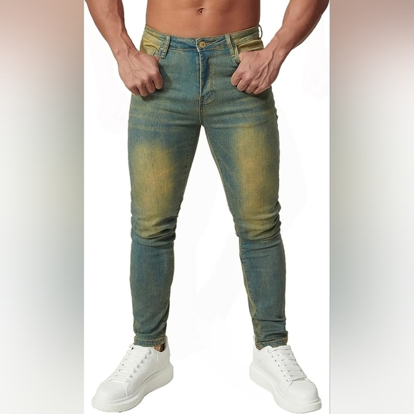 Other - New w/ Tags Mens Jeans Skinny Unique Comfortable Denim w/ Multiple Sizes